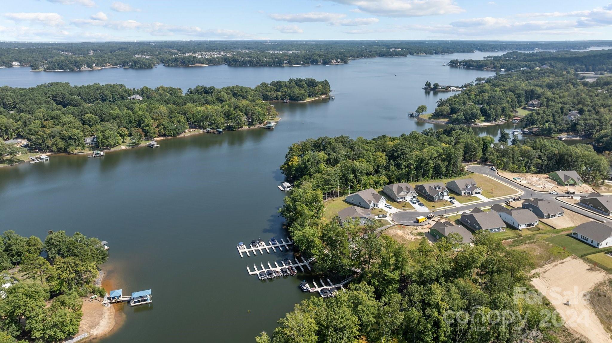 1152 Streamside Lane York, SC 29745 - Photo 42 of 47 an aerial view of a house with a lake view