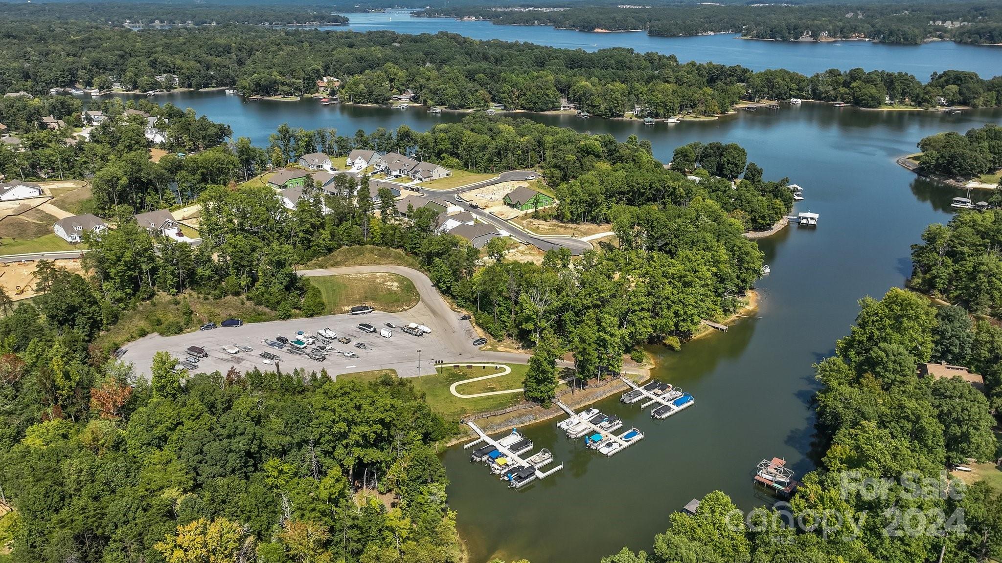 1152 Streamside Lane York, SC 29745 - Photo 47 of 47 an aerial view of a house with a lake view