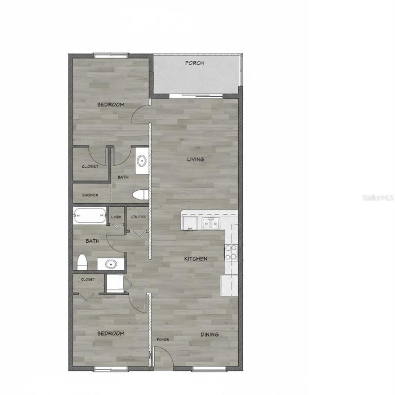 2225 14th Avenue West, Unit 204 Palmetto, FL 34221 - Photo 6 of 10 a picture of a bathroom with a shower