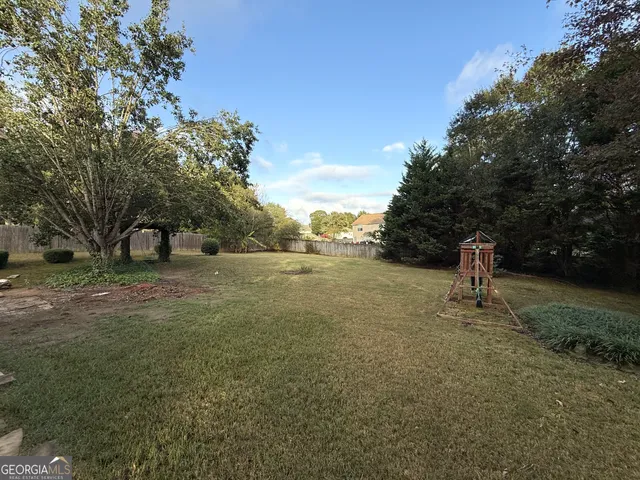 a view of outdoor space with garden