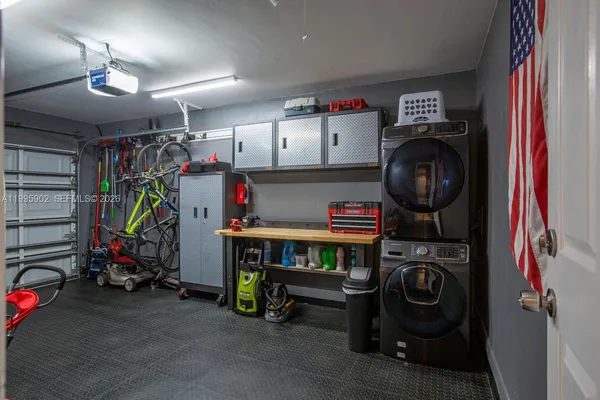 a view of storage and utility room