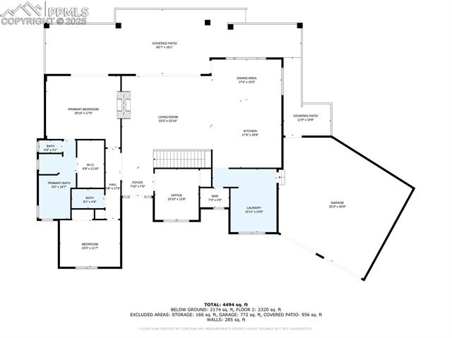 15030 Roller Coaster Road Colorado Springs, CO 80921 - Photo 48 of 49 Main Level Floor Plan