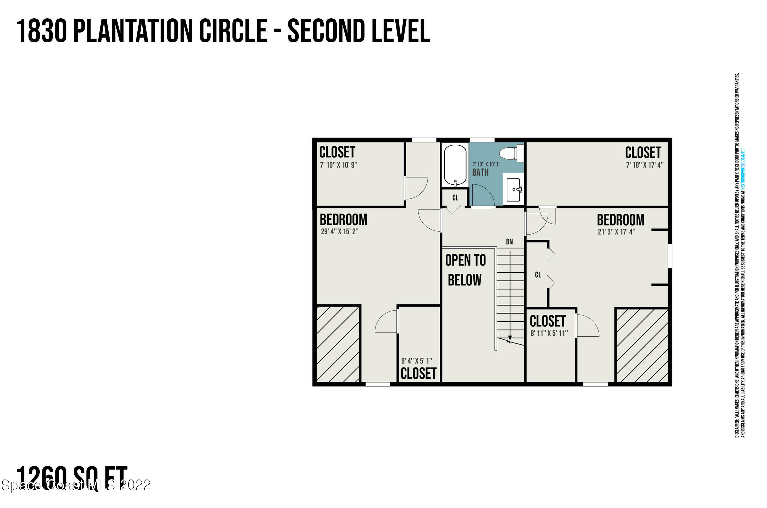 295 San Marino Road Southwest Palm Bay, FL 32908 - Photo 49 of 49 a picture of floor plan
