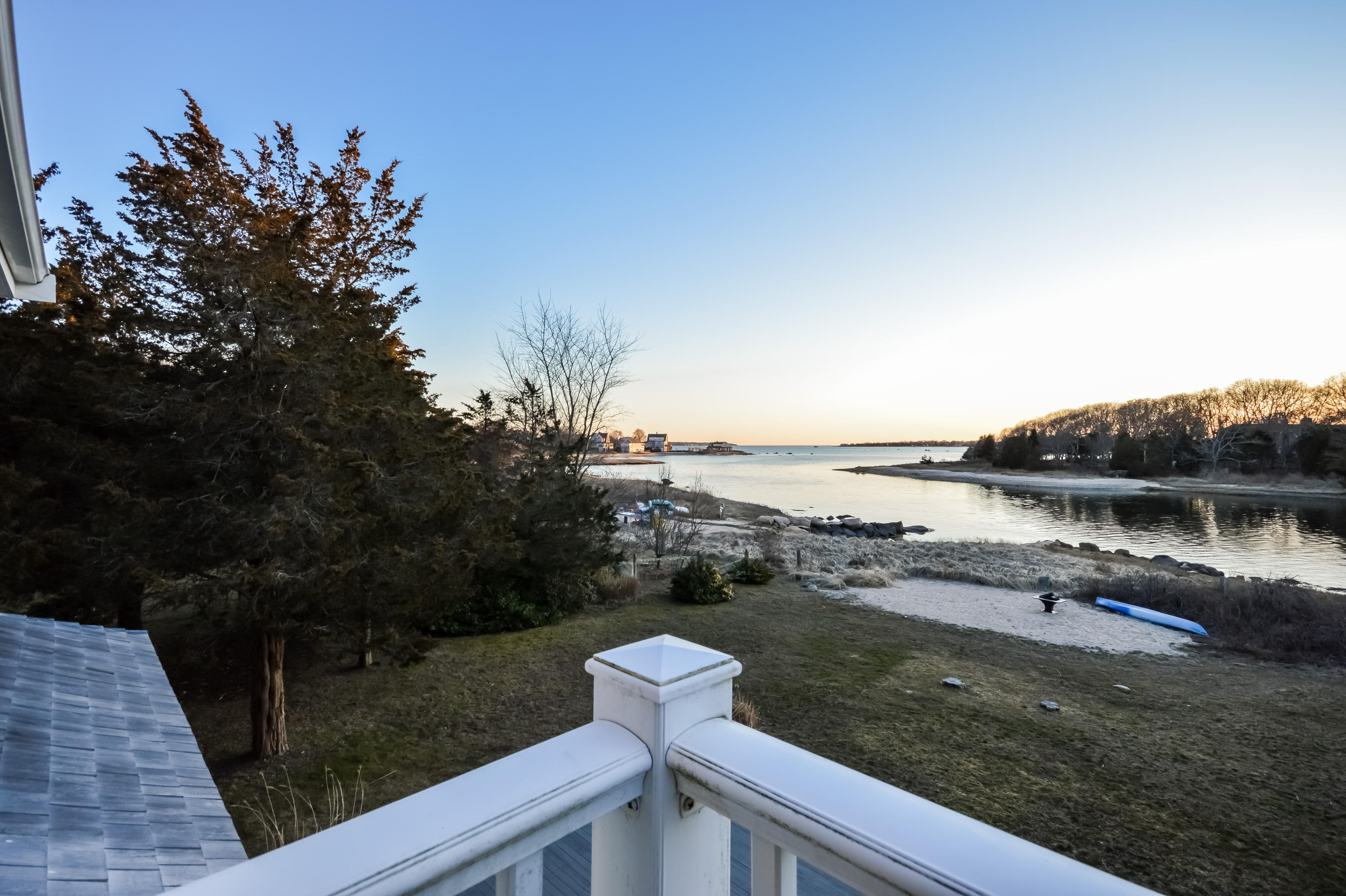 310 Shore Road Bourne, MA 02532 - Photo 25 of 31 a view of a lake with a yard