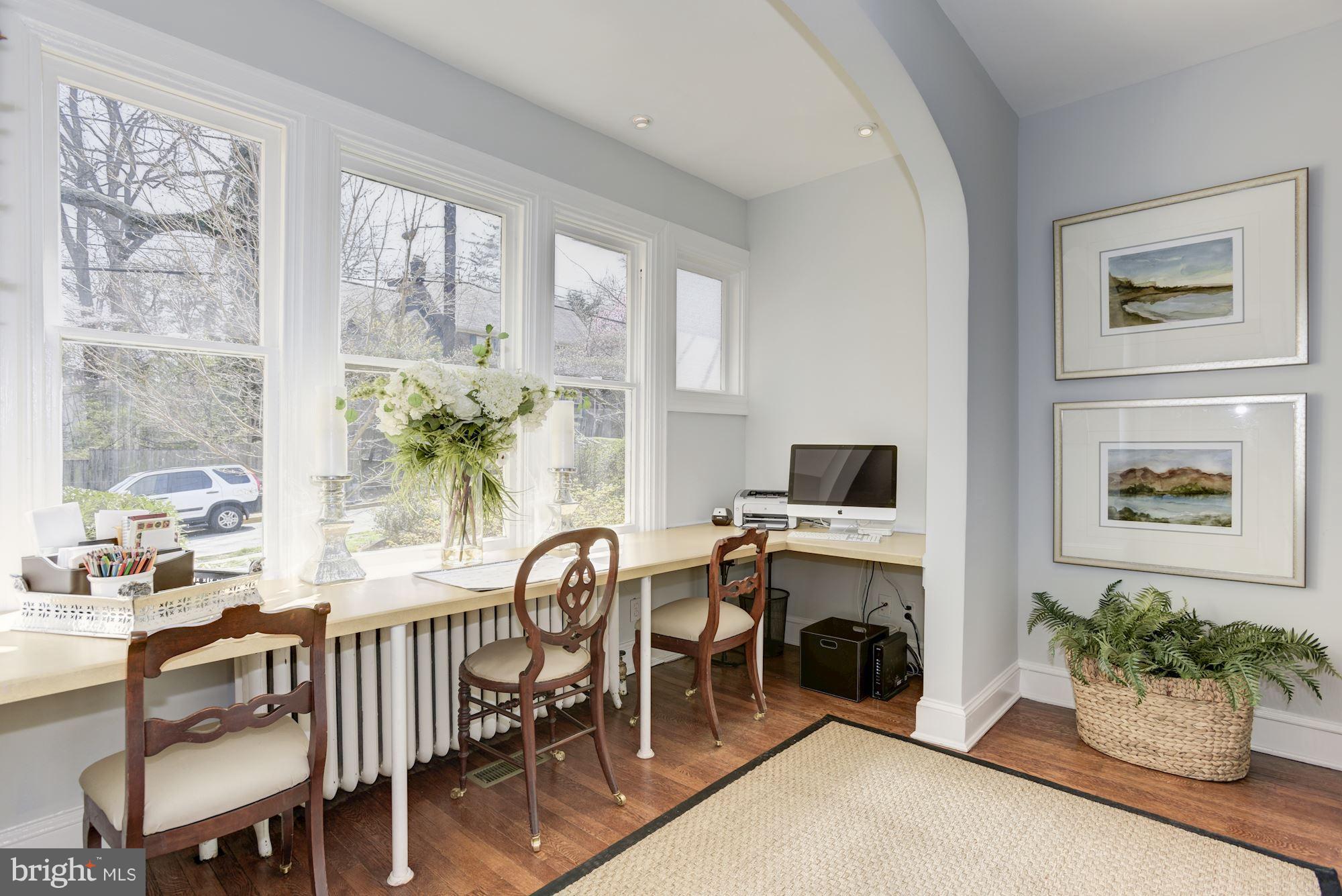 3807 Williams Lane Chevy Chase, MD 20815 - Photo 10 of 30 a view of a dining room with furniture window and outside view