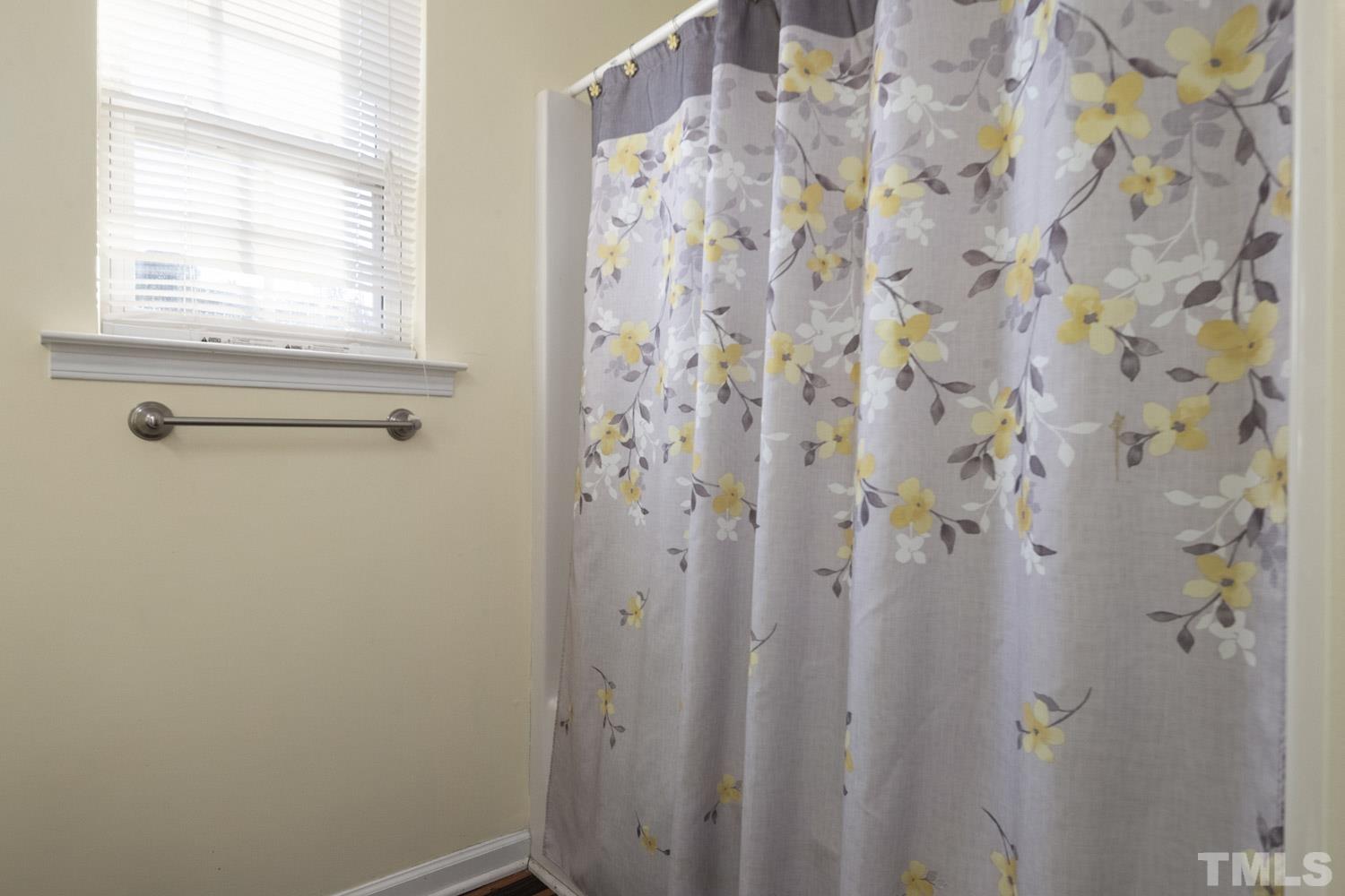 5904 Rivercliff Court Raleigh, NC 27610 - Photo 22 of 30 a bathroom with a shower curtain