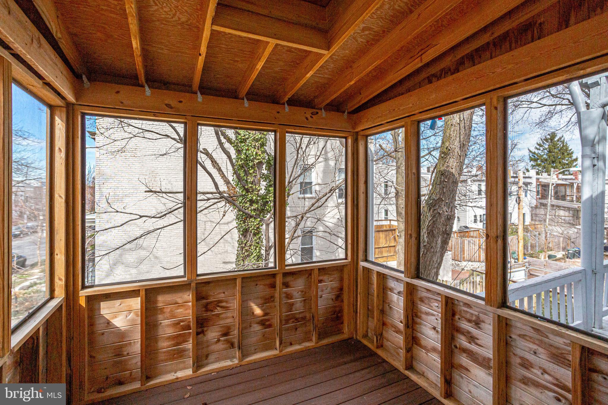 1300 C Street Northeast Washington, DC 20002 - Photo 38 of 62 Upstairs screened porch !