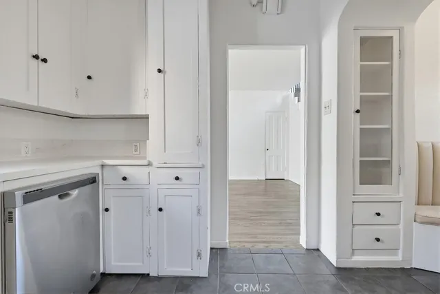a view white cabinets