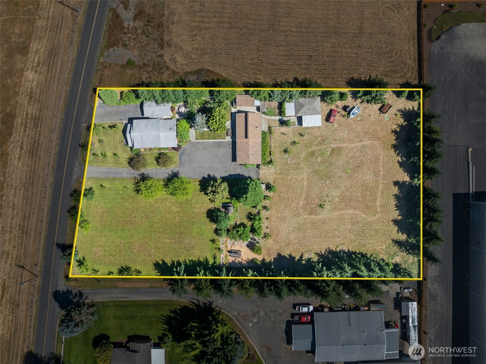 2118 Gallagher Road Centralia, WA 98531 - Photo 35 of 40 an aerial view of residential house with outdoor space