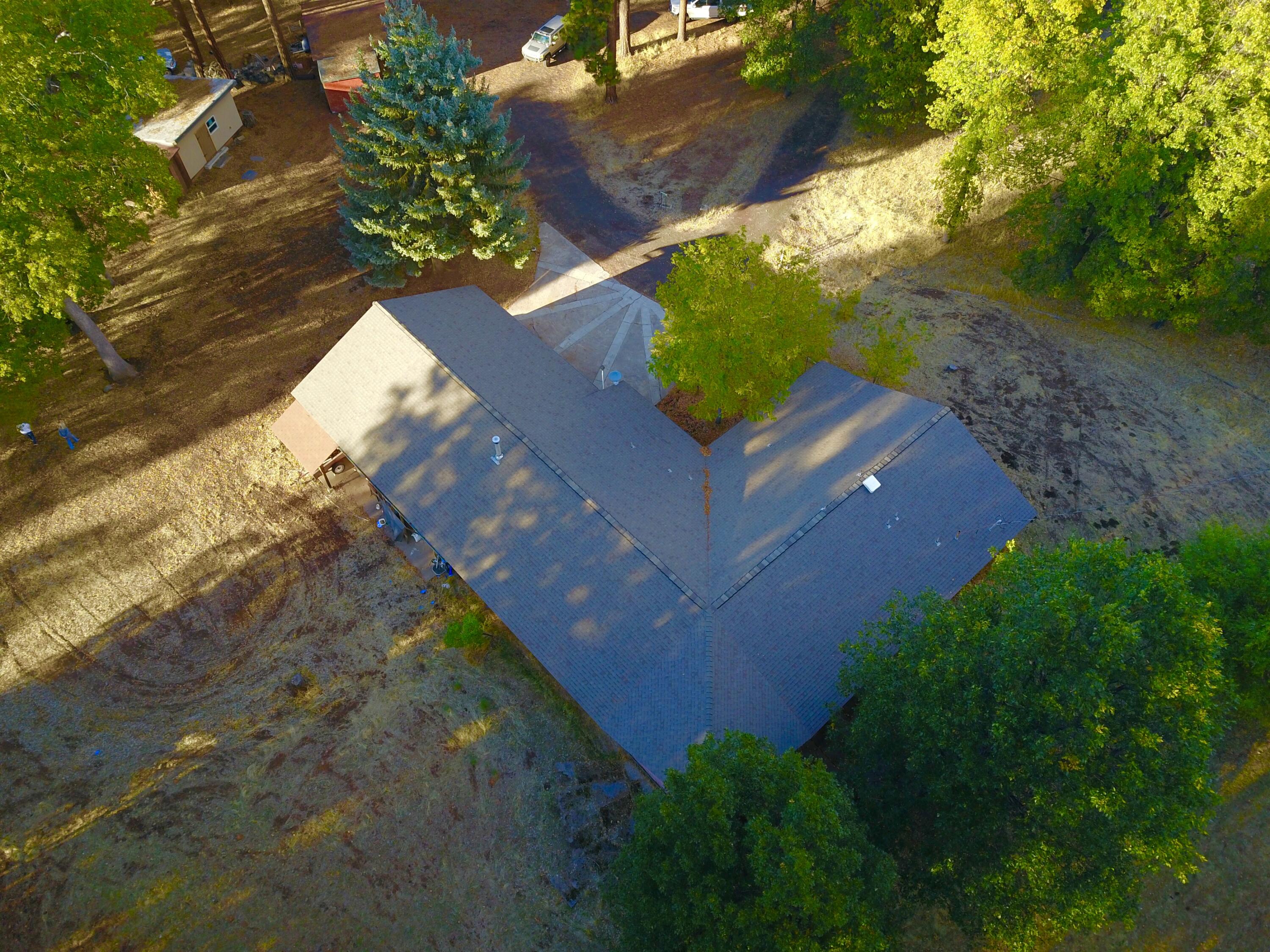 41077 Last Chance Lane Fall River Mills, CA 96028 - Photo 28 of 42 an aerial view of a house