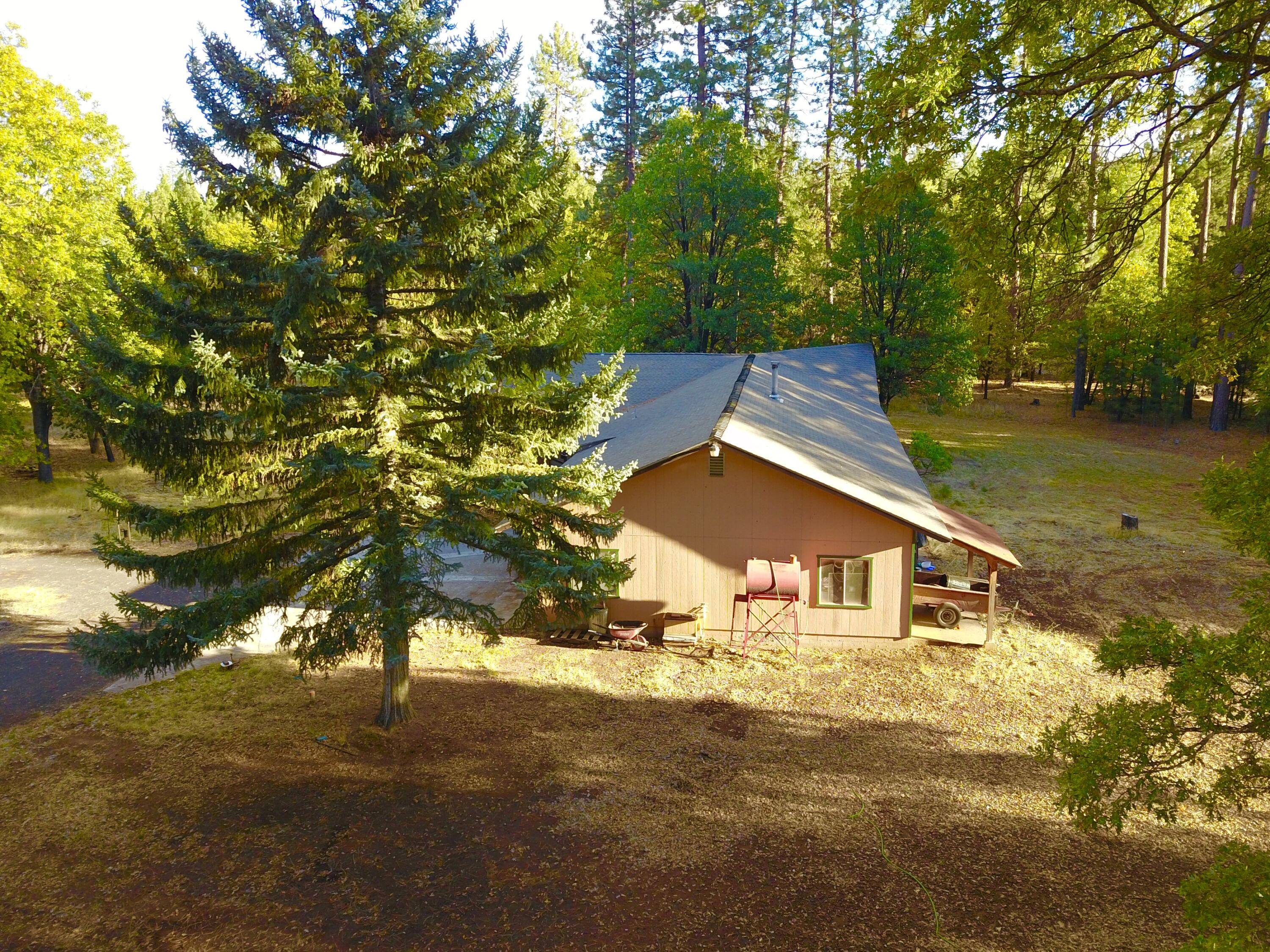41077 Last Chance Lane Fall River Mills, CA 96028 - Photo 33 of 42 a view of swimming pool with an outdoor space