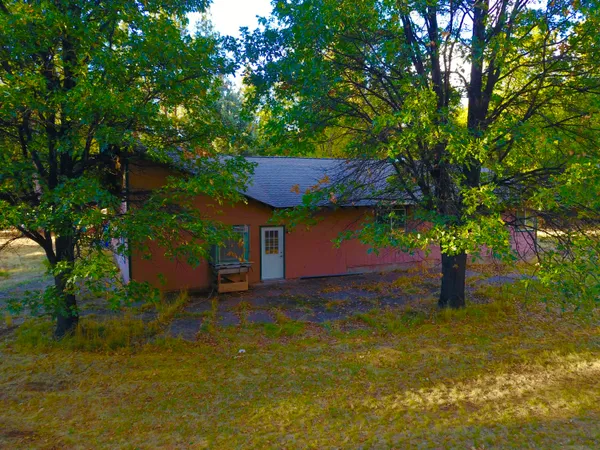 a view of lake from a house