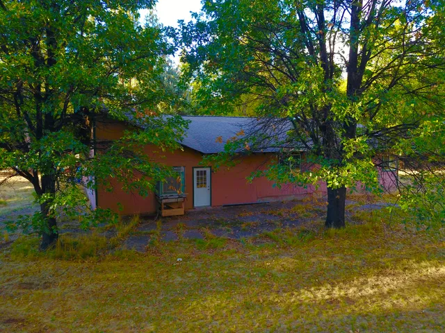 a view of lake from a house