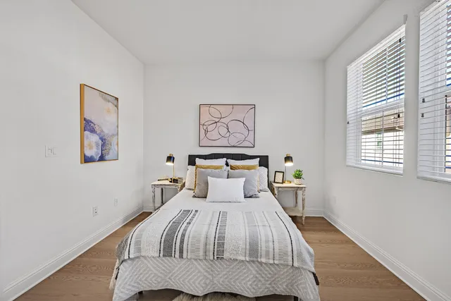 a swimming pool with outdoor seating and yard