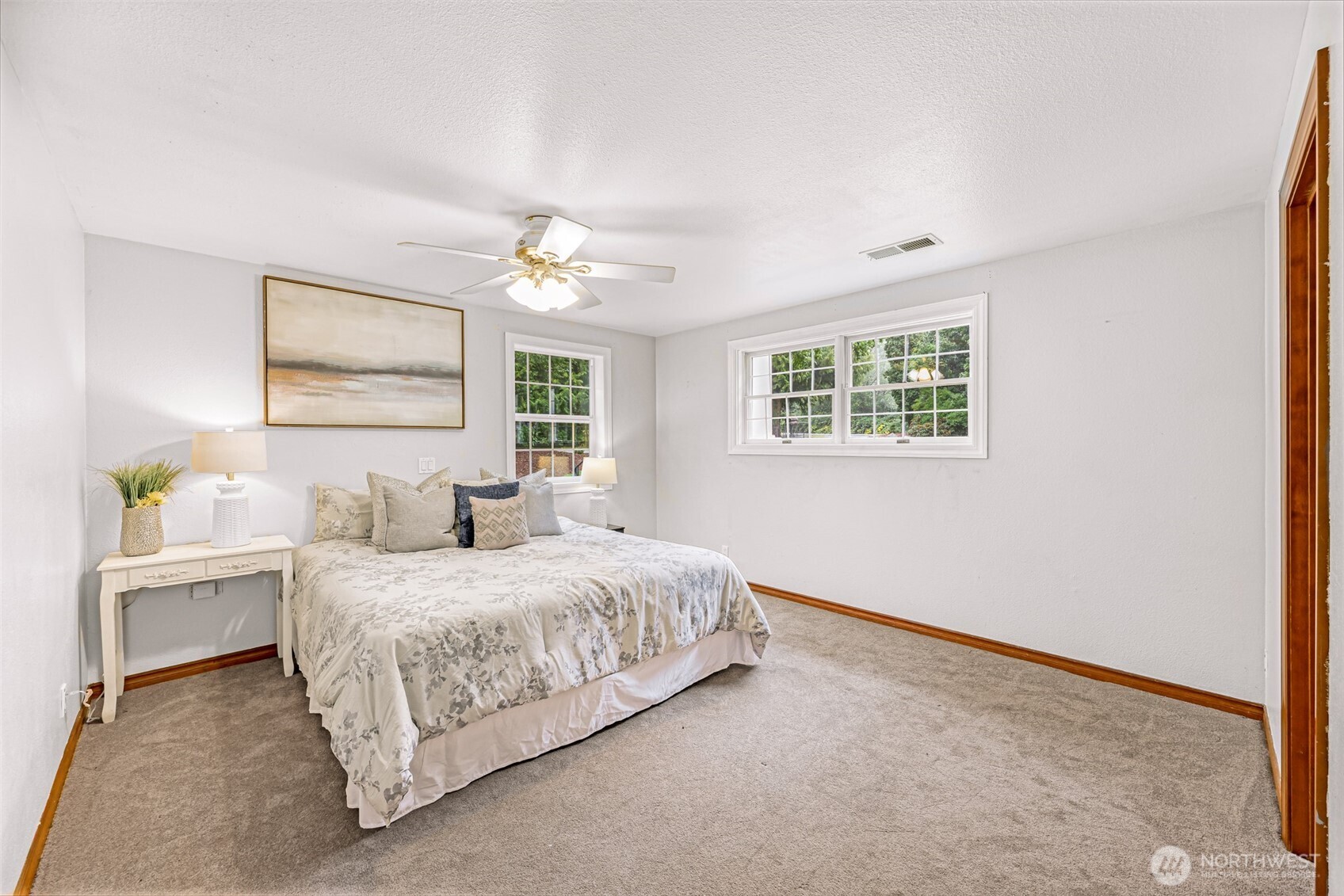 9067 Sunrise Road Custer, WA 98240 - Photo 19 of 40 a bedroom with a bed and a window