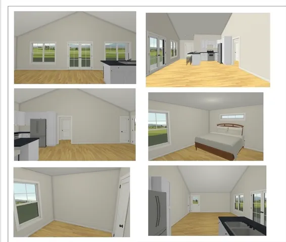 a view of outdoor space with yard and trees