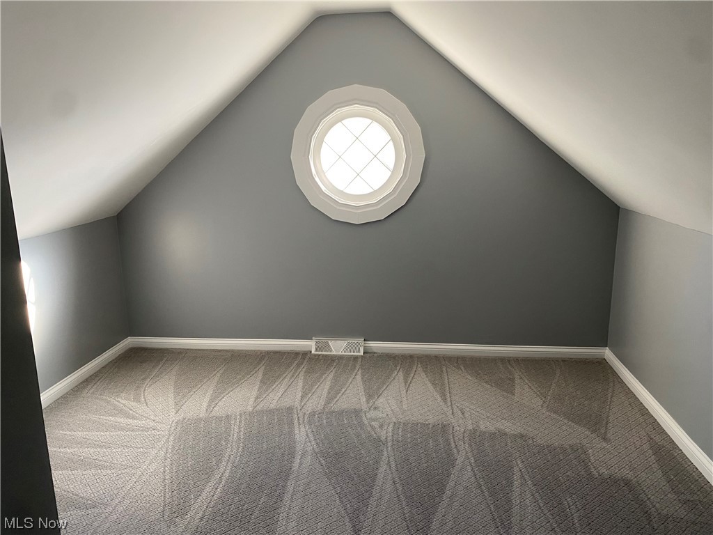 1147 Richmond Road Cleveland, OH 44124 - Photo 17 of 28 Bonus room featuring lofted ceiling and carpet flooring