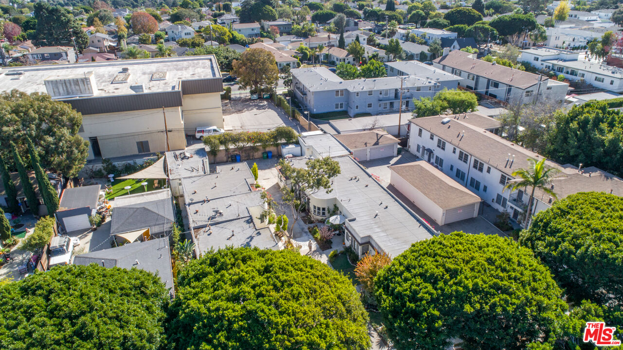 1502 Maple Street Santa Monica, CA 90405 - Photo 16 of 16 an aerial view of a house with a garden