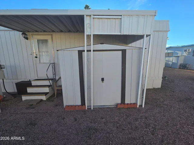 a view of storage and utility room