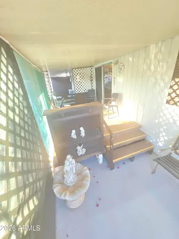 a view of livingroom with furniture