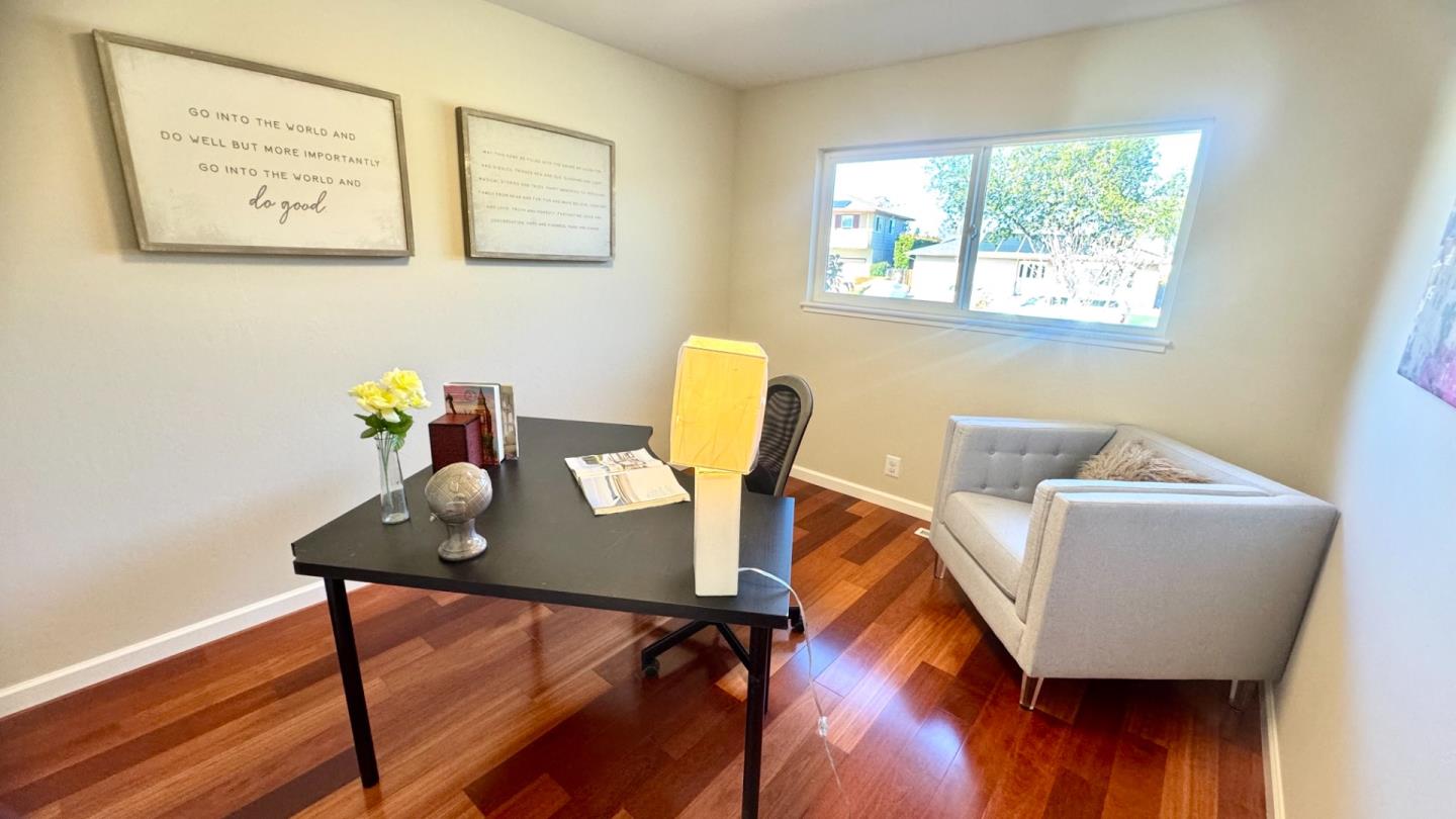 802 Humewick Way Sunnyvale, CA 94087 - Photo 8 of 11 a view of a dining room with furniture and wooden floor