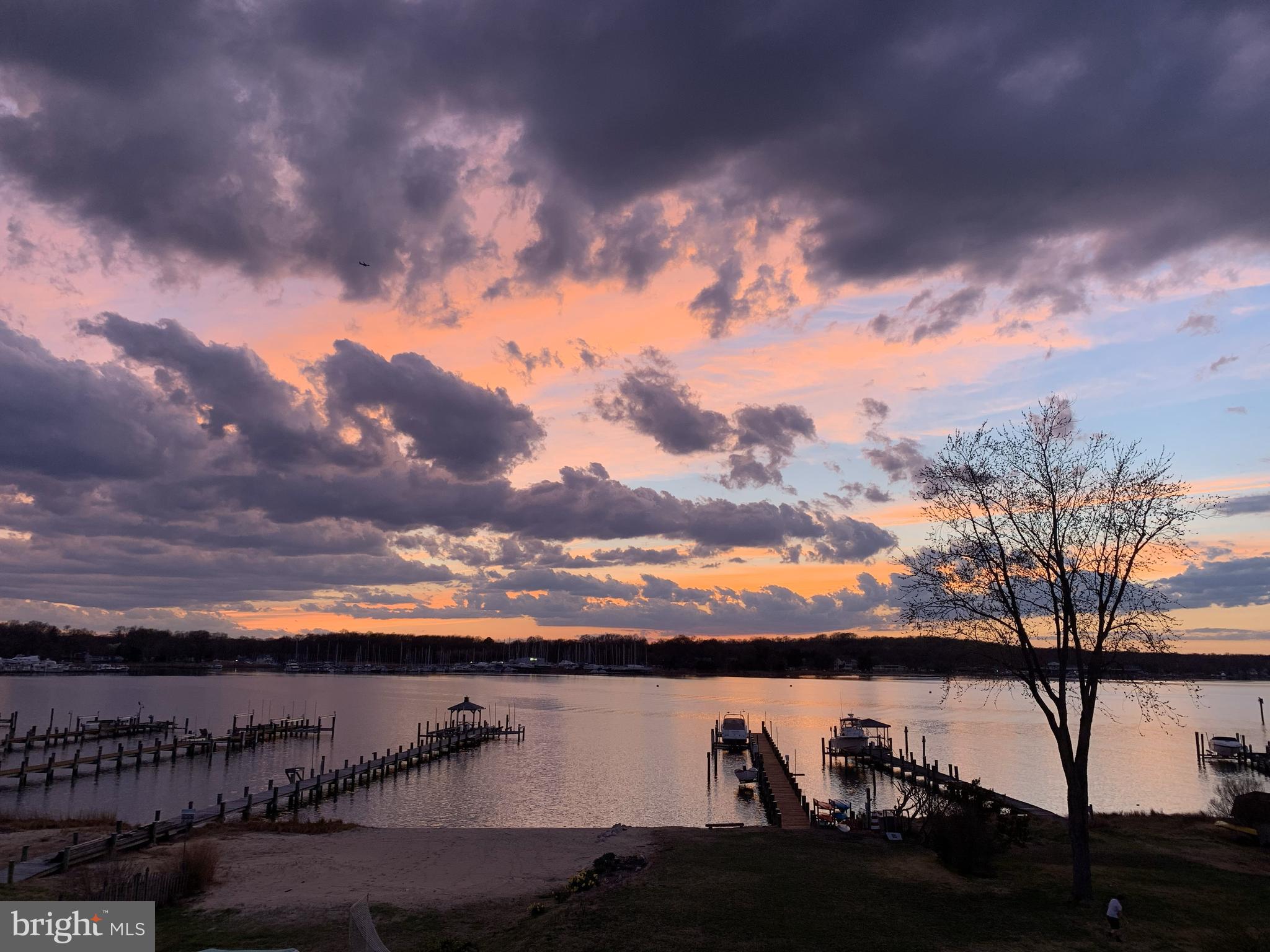 3714 Bay Drive Edgewater, MD 21037 - Photo 35 of 57 Sunset from 4th Floor Deck