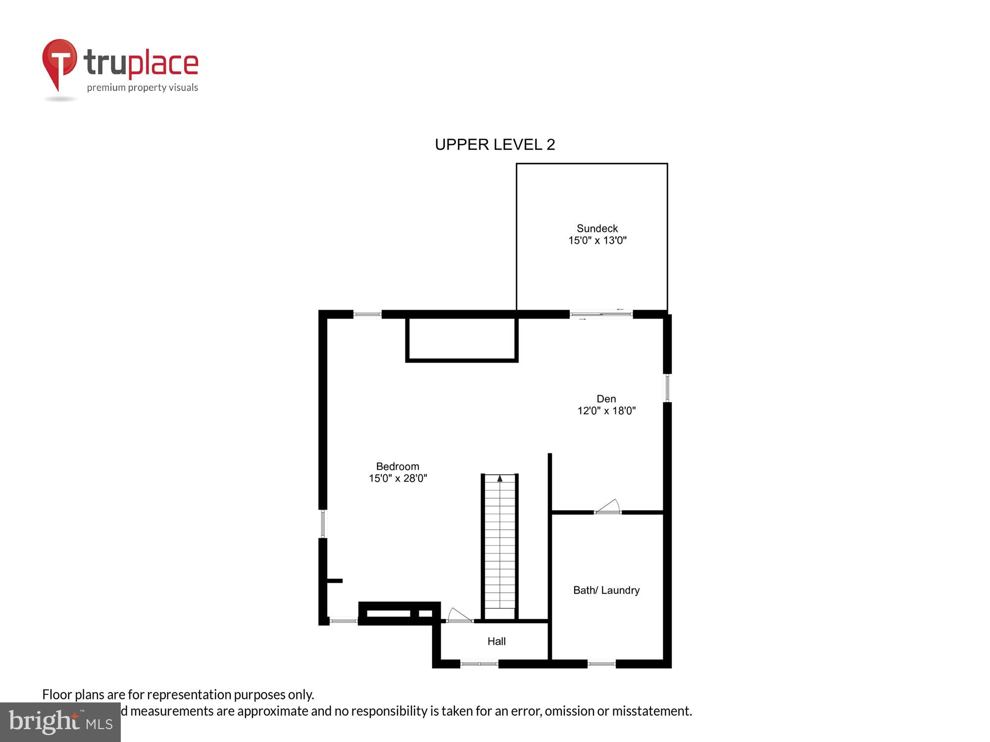 3714 Bay Drive Edgewater, MD 21037 - Photo 57 of 57 Upper Level 2 Floor Plan
