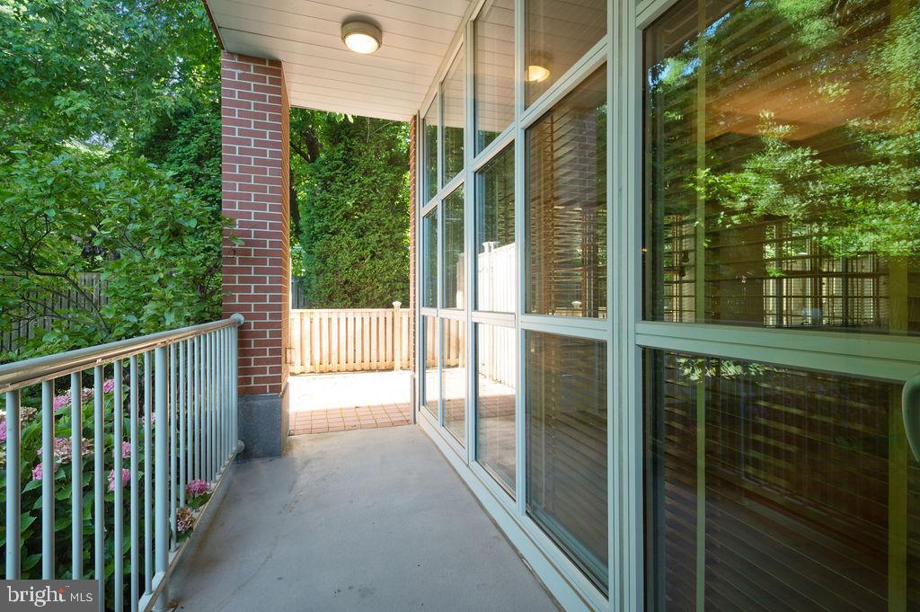 112 Iron Works Way, Unit B Wayne, PA 19087 - Photo 12 of 24 path from kitchen to get to the back patio patio