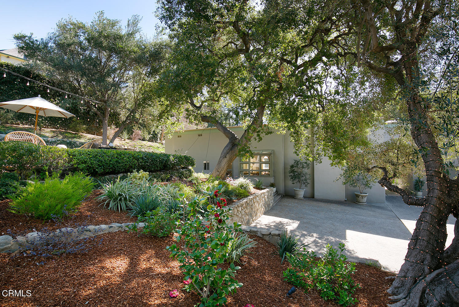 490 La Loma Road Pasadena, CA 91105 - Photo 3 of 59 a view of a garden with large trees