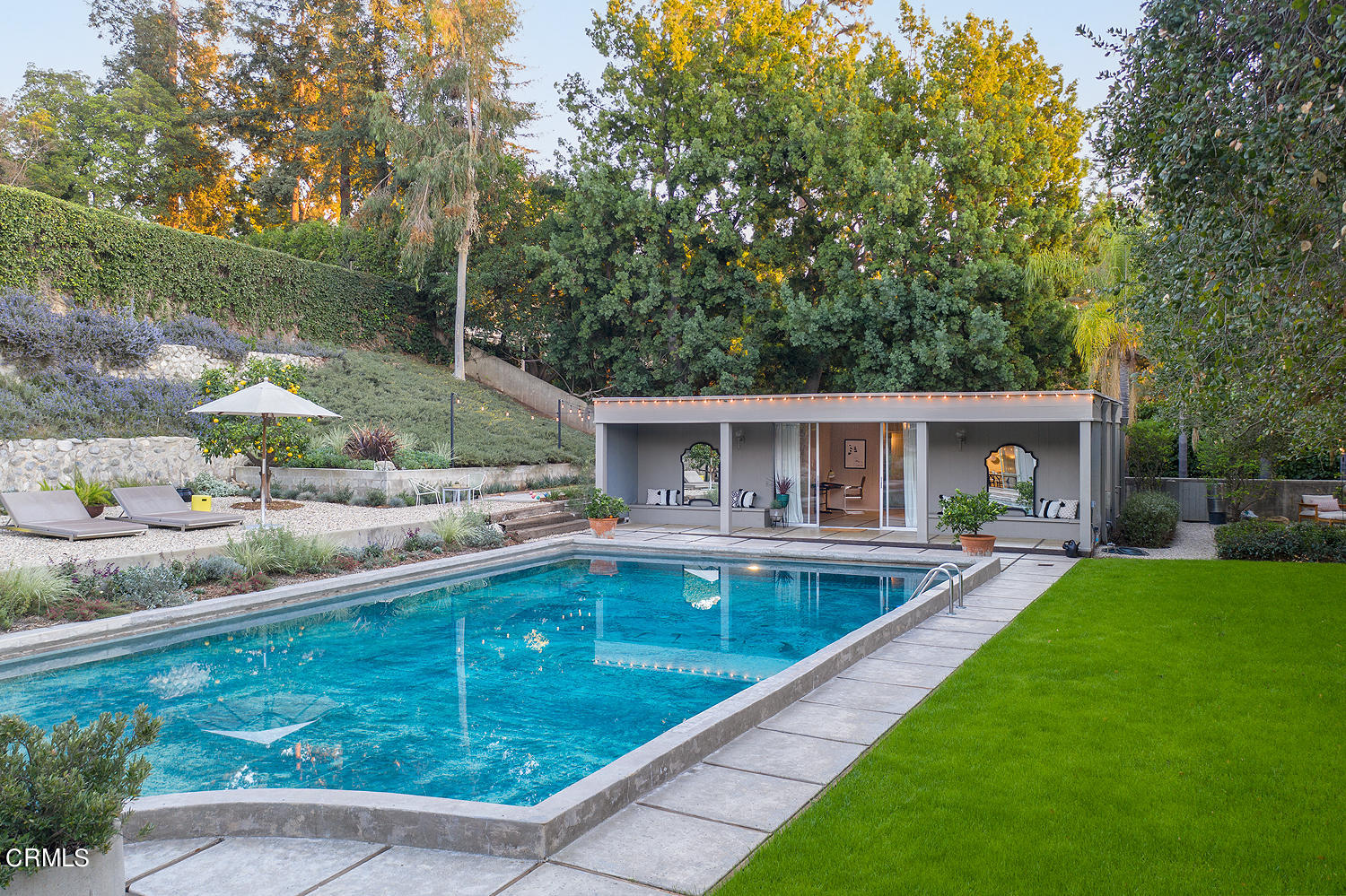 490 La Loma Road Pasadena, CA 91105 - Photo 37 of 59 a front view of house with yard entertaining space and seating area