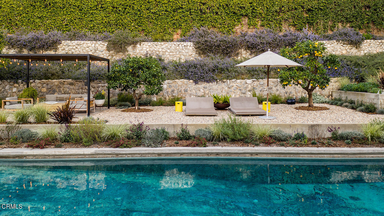 490 La Loma Road Pasadena, CA 91105 - Photo 49 of 59 a view of a house with a yard and sitting area