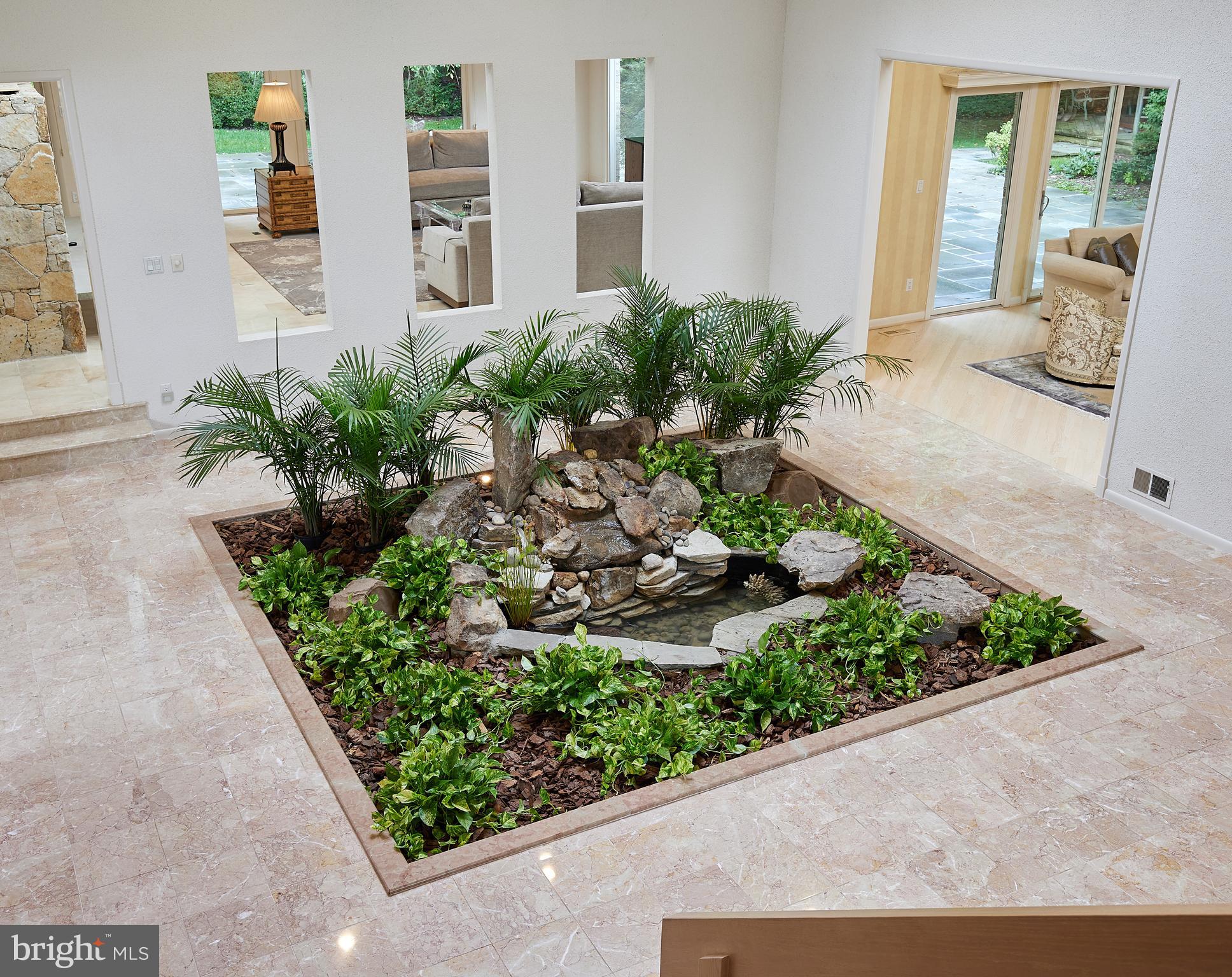 10811 Barn Wood Lane Potomac, MD 20854 - Photo 4 of 41 Indoor Garden with Water Fall Feature