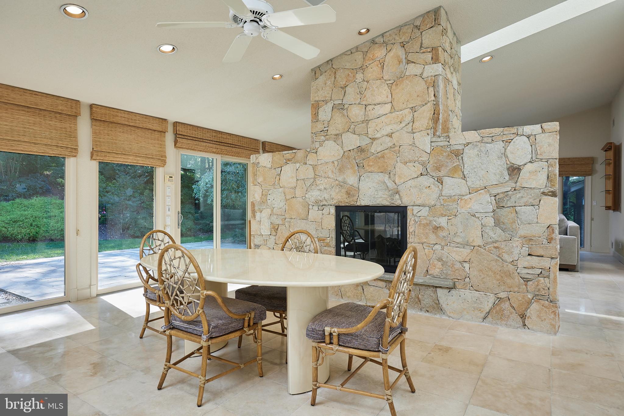 10811 Barn Wood Lane Potomac, MD 20854 - Photo 9 of 41 Double Sided Gas Fireplace