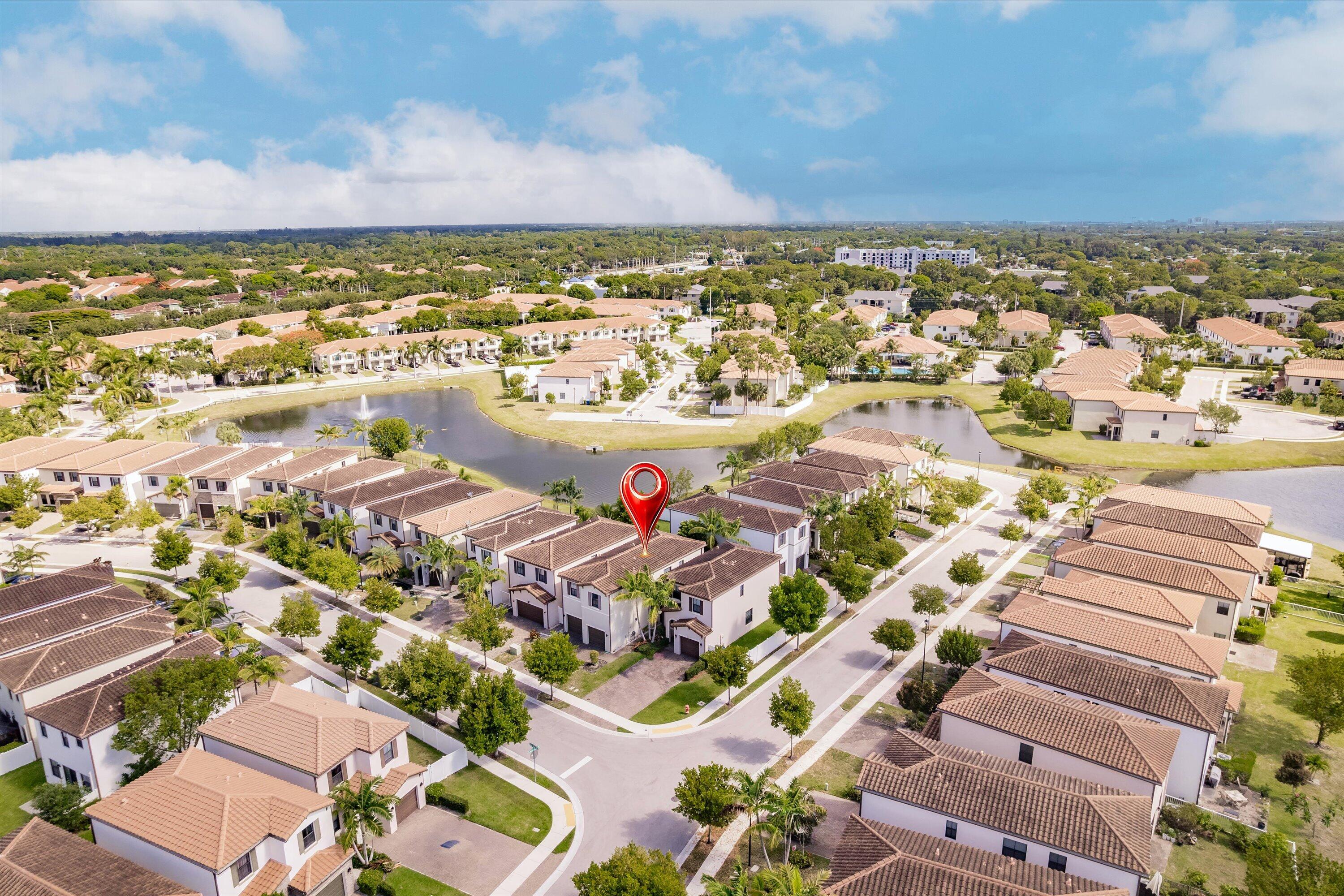 6026 Pine Tree Way, Unit 6026 Riviera Beach, FL 33410 - Photo 25 of 31 28-Aerial Photo 028