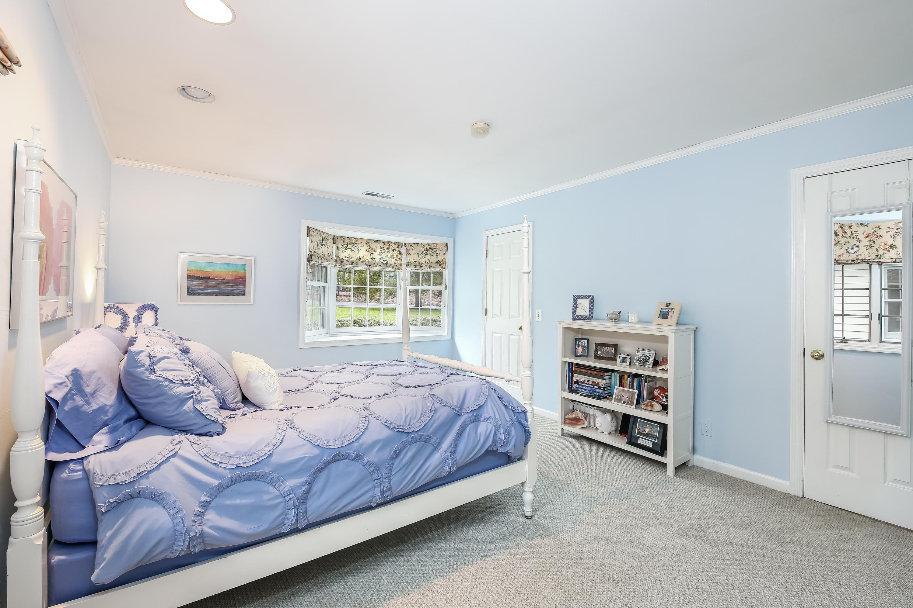 2 4 Acres Road Darien, CT 06820 - Photo 20 of 26 a bedroom with a bed furniture and a window