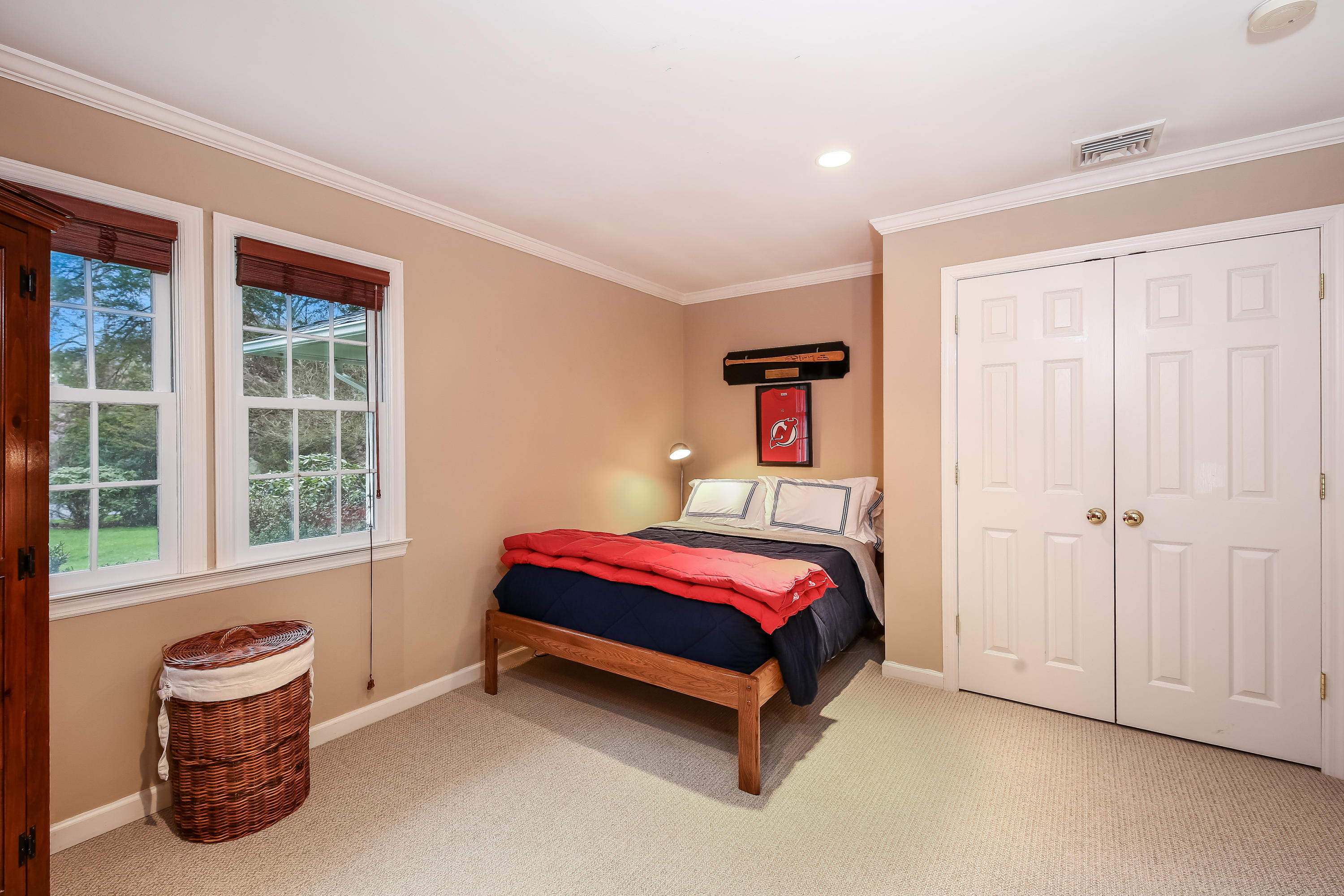 2 4 Acres Road Darien, CT 06820 - Photo 21 of 26 a bedroom with a bed and a window