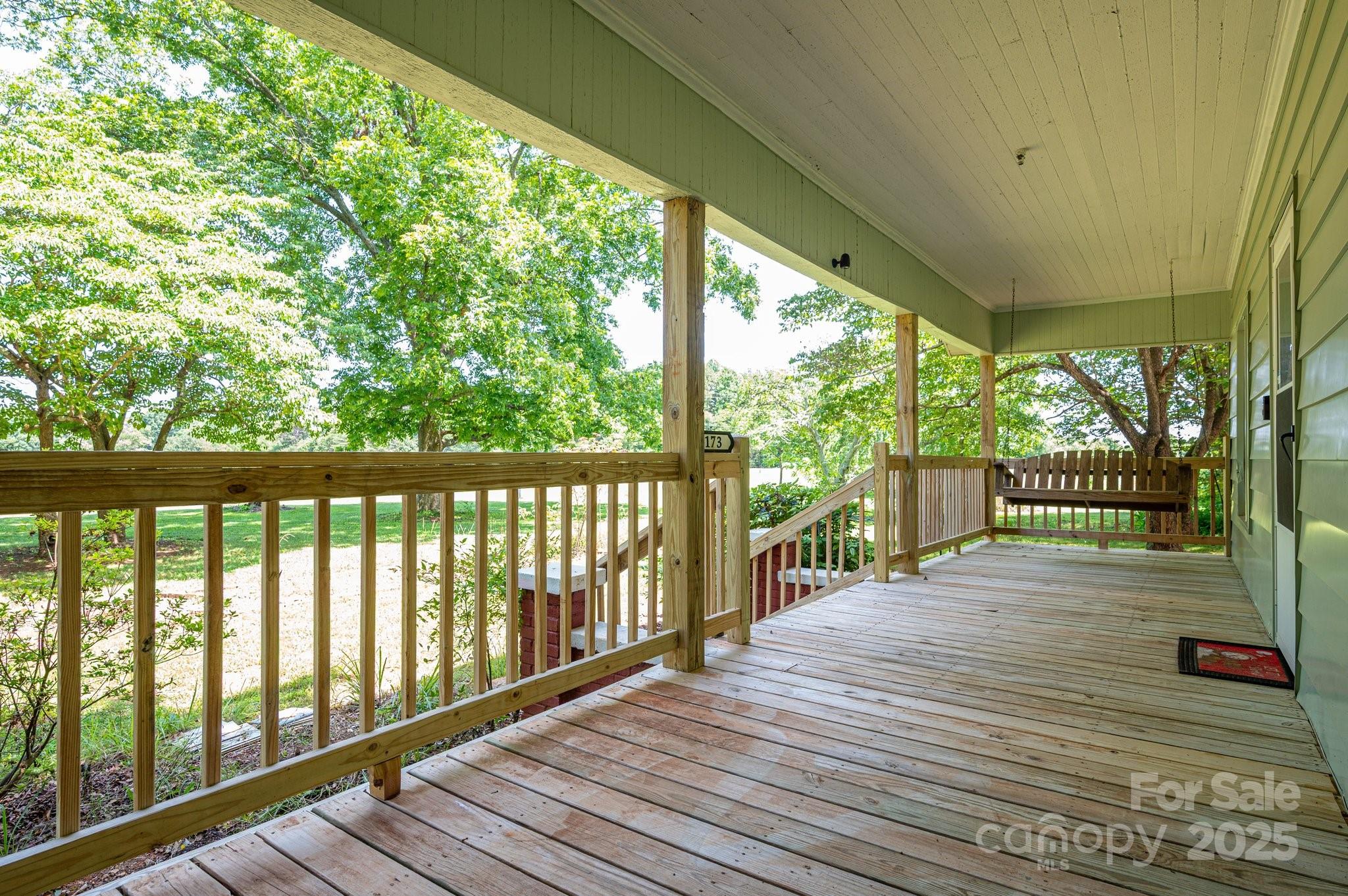 1173 Cat Square Road Vale, NC 28168 - Photo 26 of 33 a view of a wooden deck