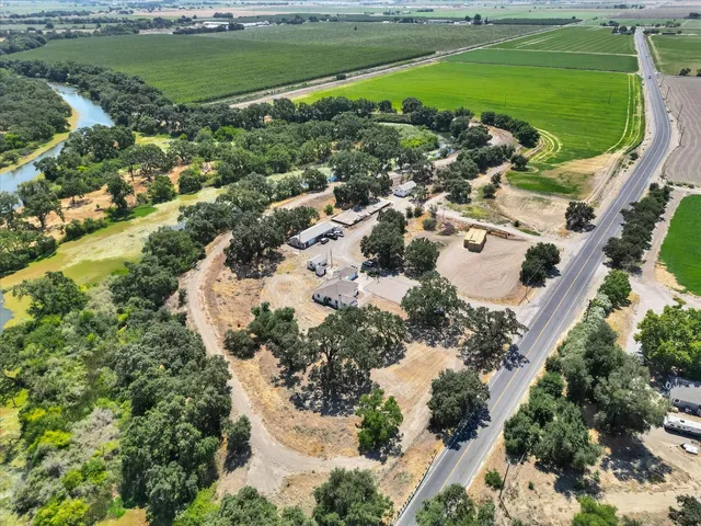 a view of a golf course with a lake