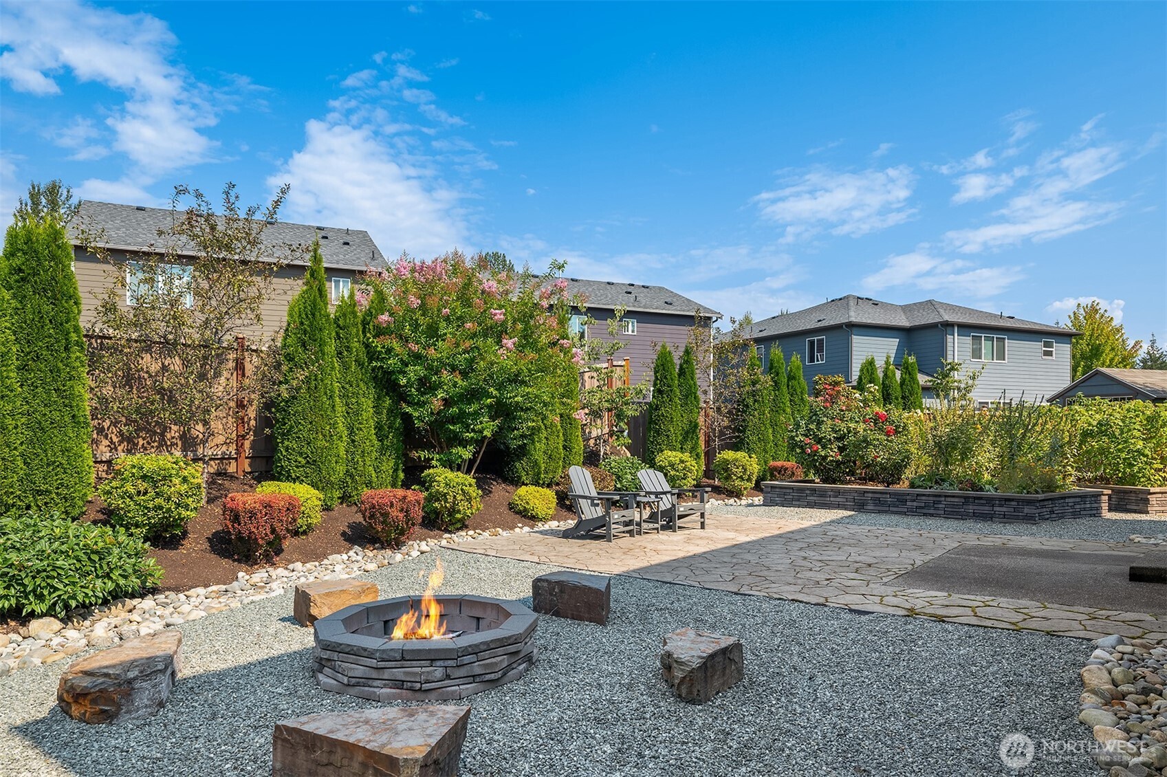16911 125th Street Southeast Snohomish, WA 98290 - Photo 21 of 29 a view of a patio with couches and potted plants