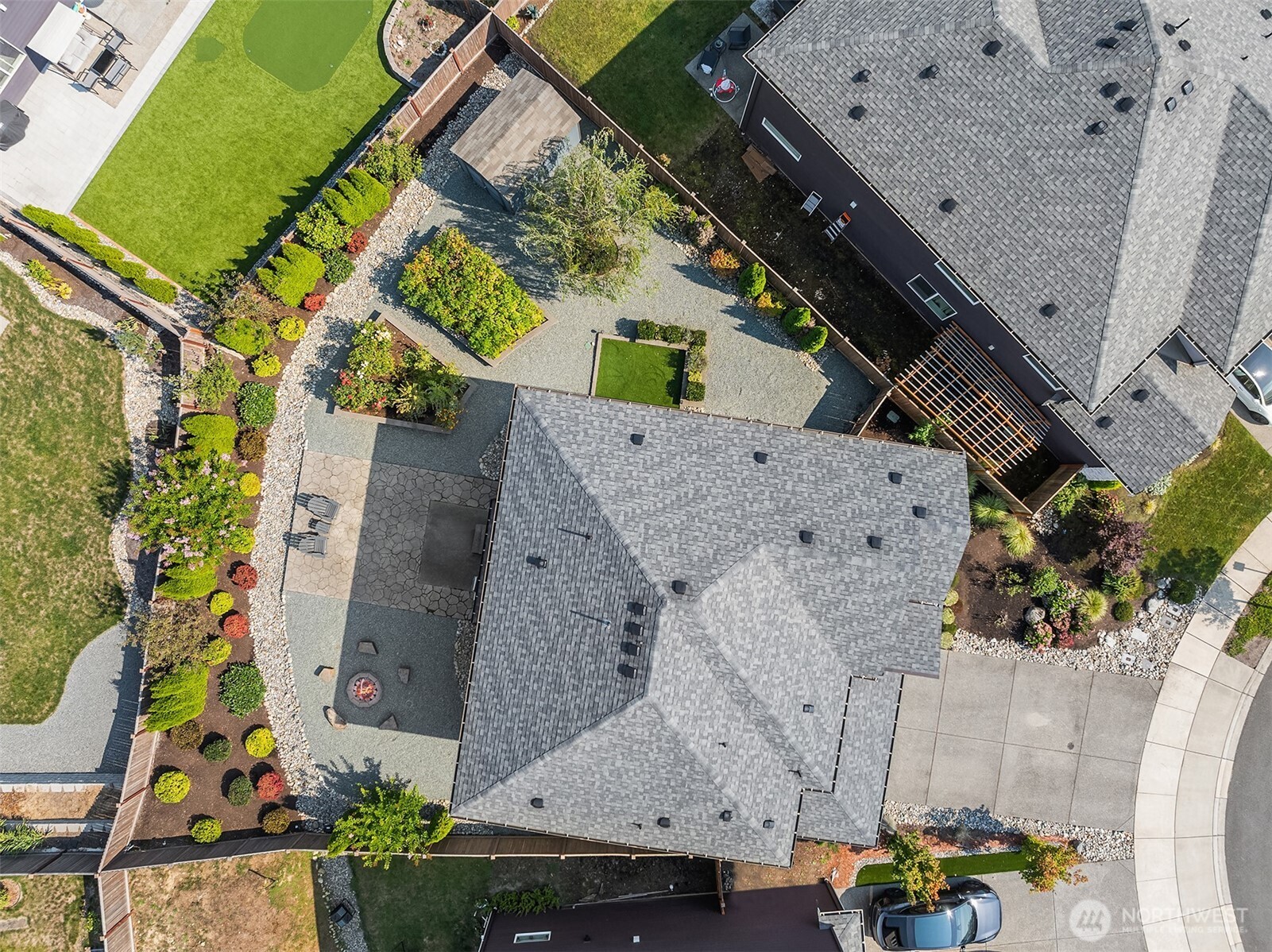 16911 125th Street Southeast Snohomish, WA 98290 - Photo 26 of 29 an aerial view of houses with outdoor space