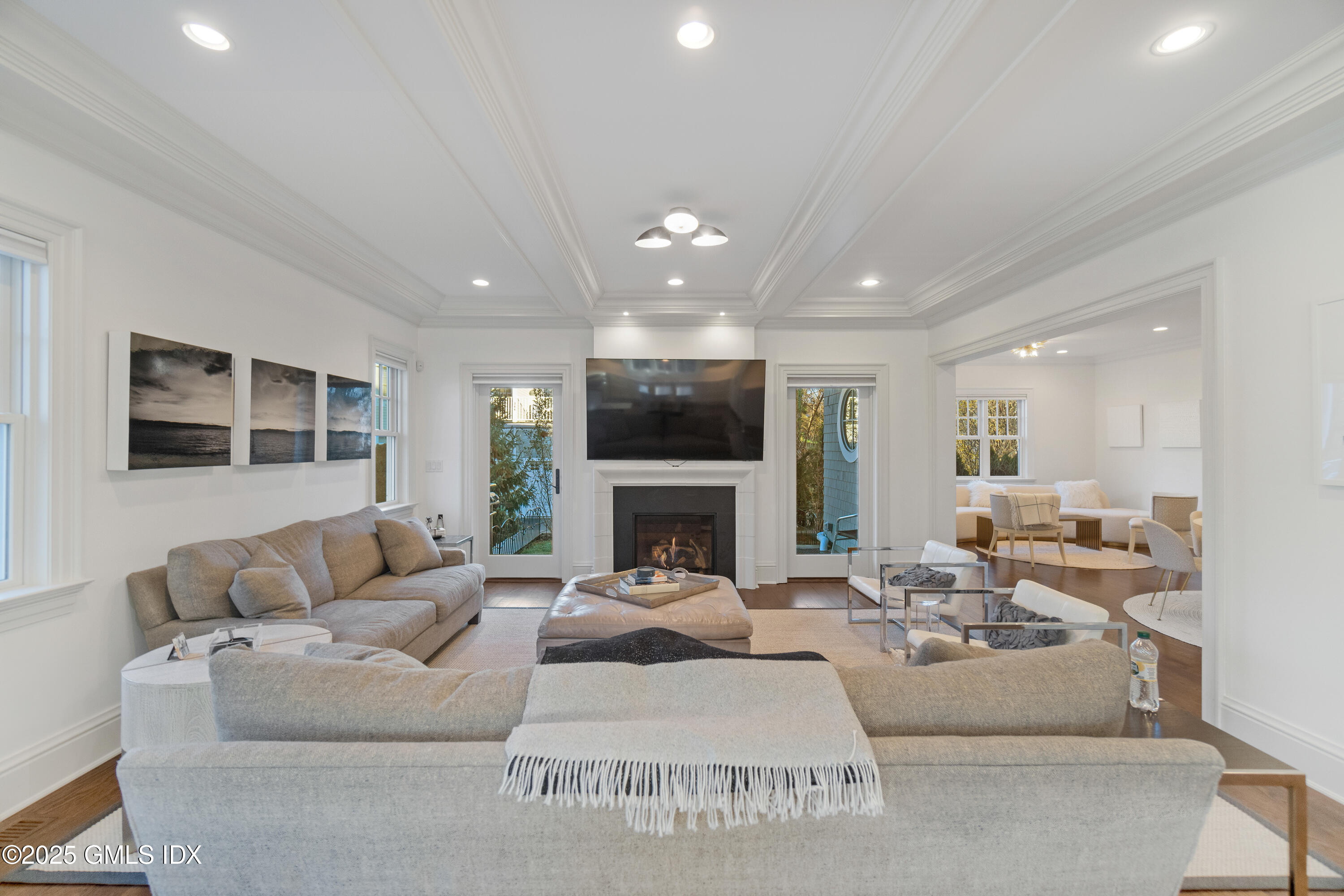 3 Orchard Place, Unit A Greenwich, CT 06830 - Photo 10 of 19 a living room with furniture and a fireplace