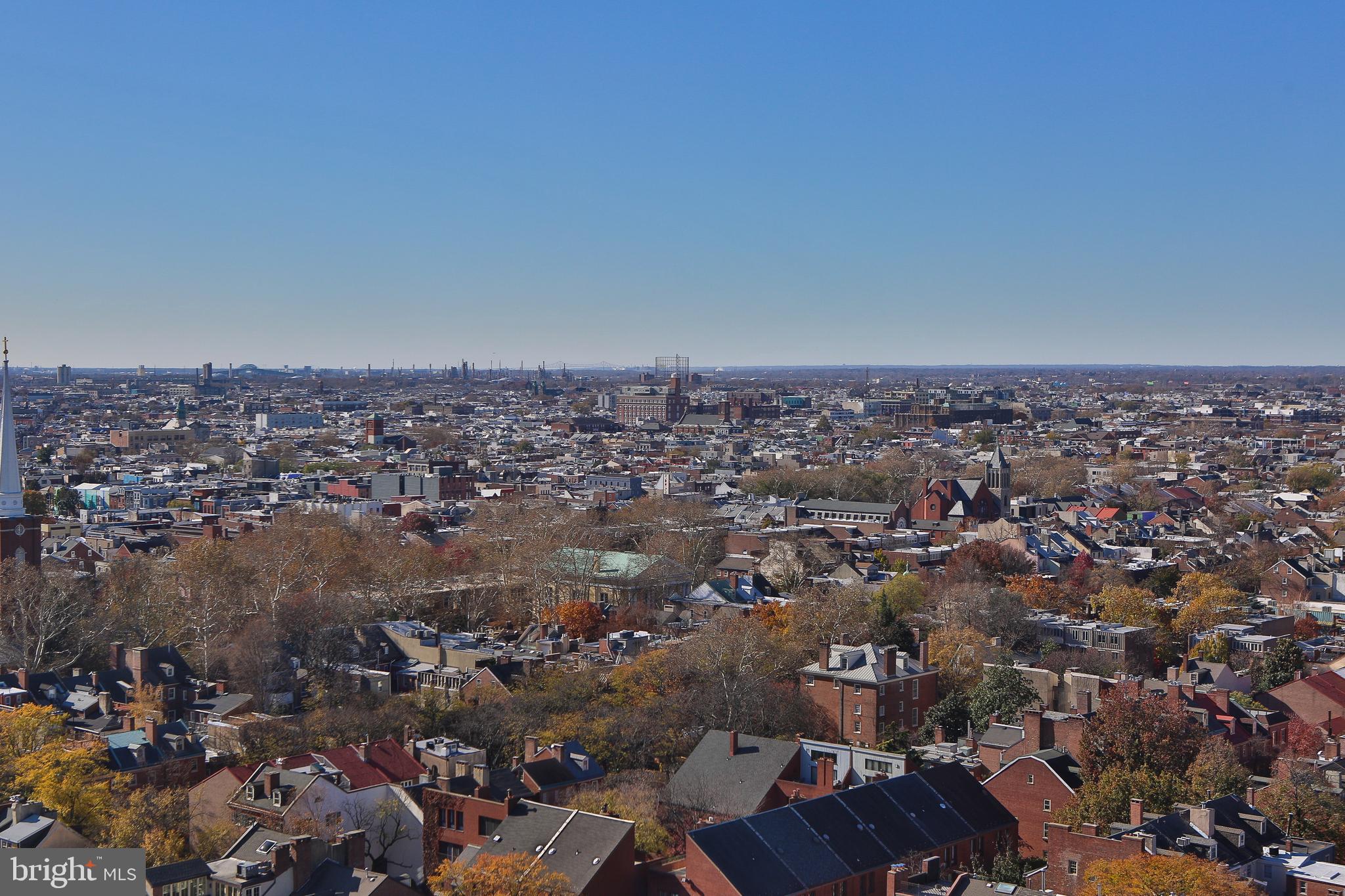 210 Locust Street, Unit 21E Philadelphia, PA 19106 - Photo 11 of 51 an aerial view of a city