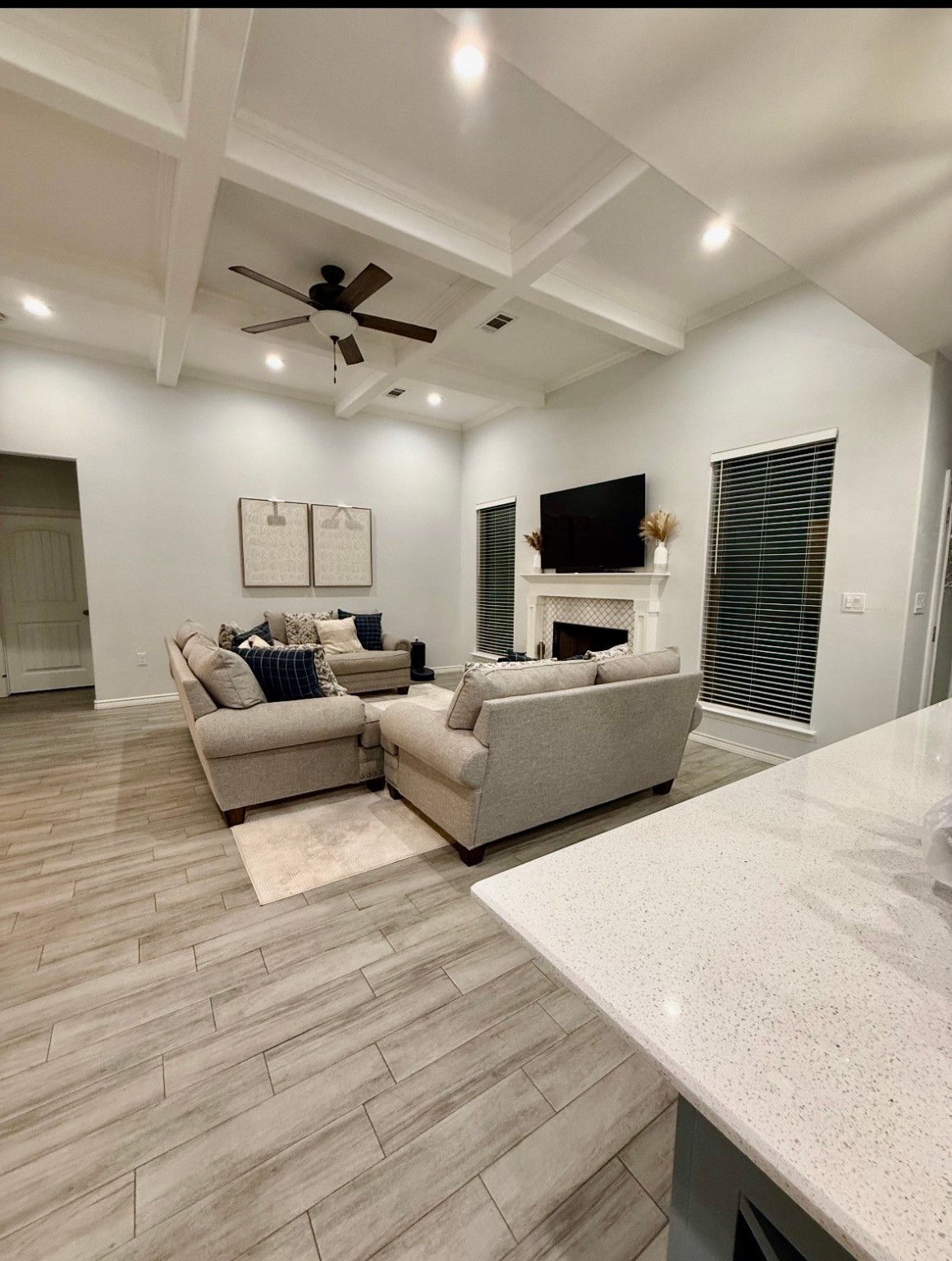 2295 Diamond D Lane Beaumont, TX 77713 - Photo 4 of 28 a living room with furniture and a flat screen tv