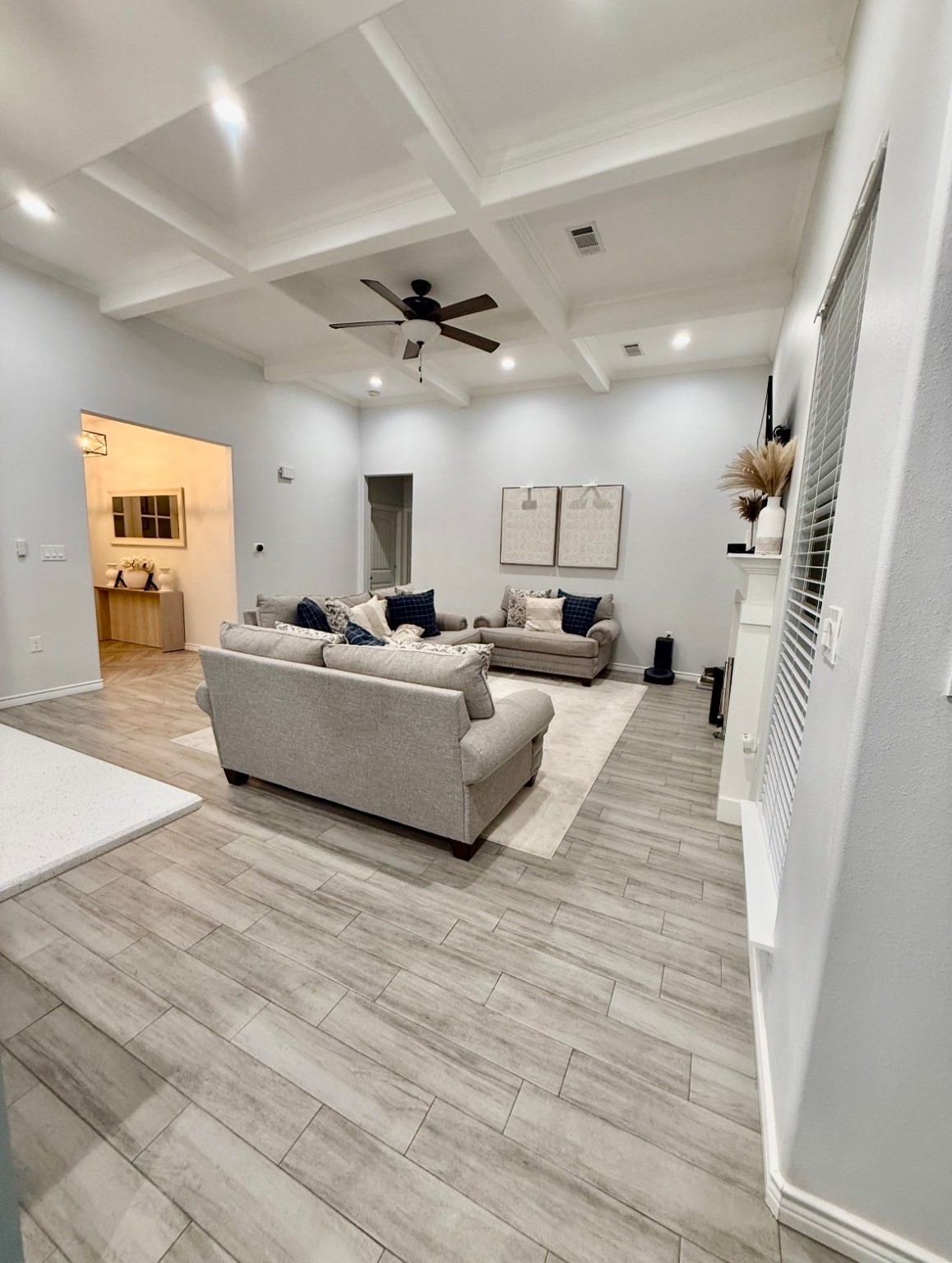 2295 Diamond D Lane Beaumont, TX 77713 - Photo 5 of 28 a living room with furniture and a wooden floor
