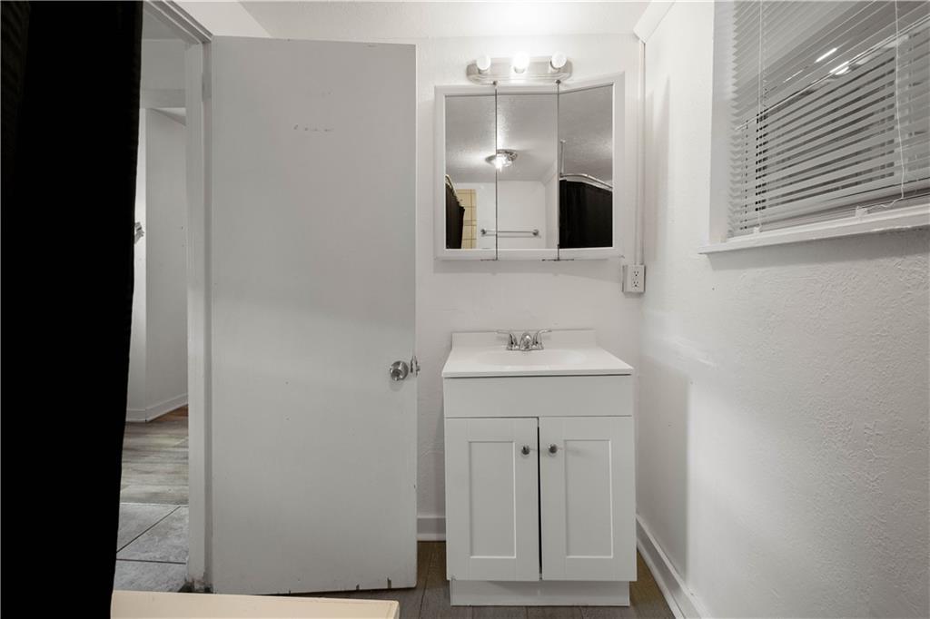 108 Pius Street Pittsburgh, PA 15203 - Photo 19 of 36 a bathroom with a sink and a mirror