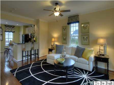 417 Rolkin Road Charlottesville, VA 22911 - Photo 2 of 22 a living room with furniture and a chandelier