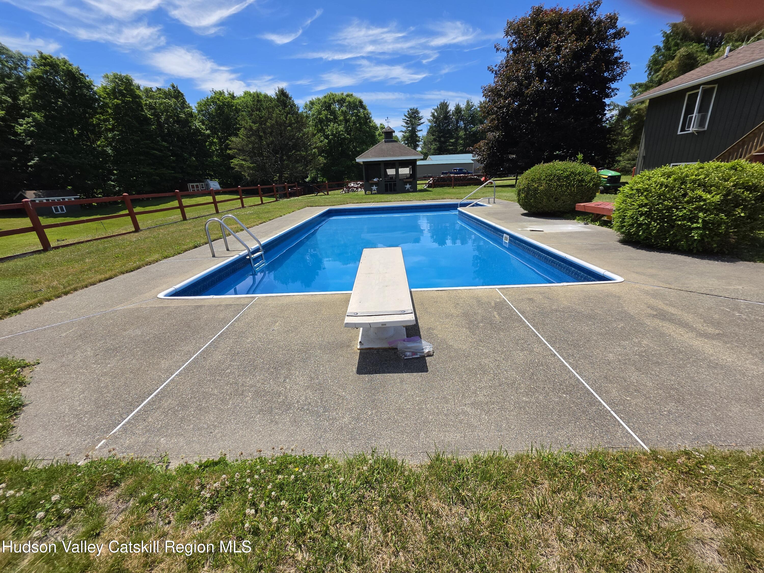 28 Hennett Road Valatie, NY 12184 - Photo 27 of 32 Pool with diving board