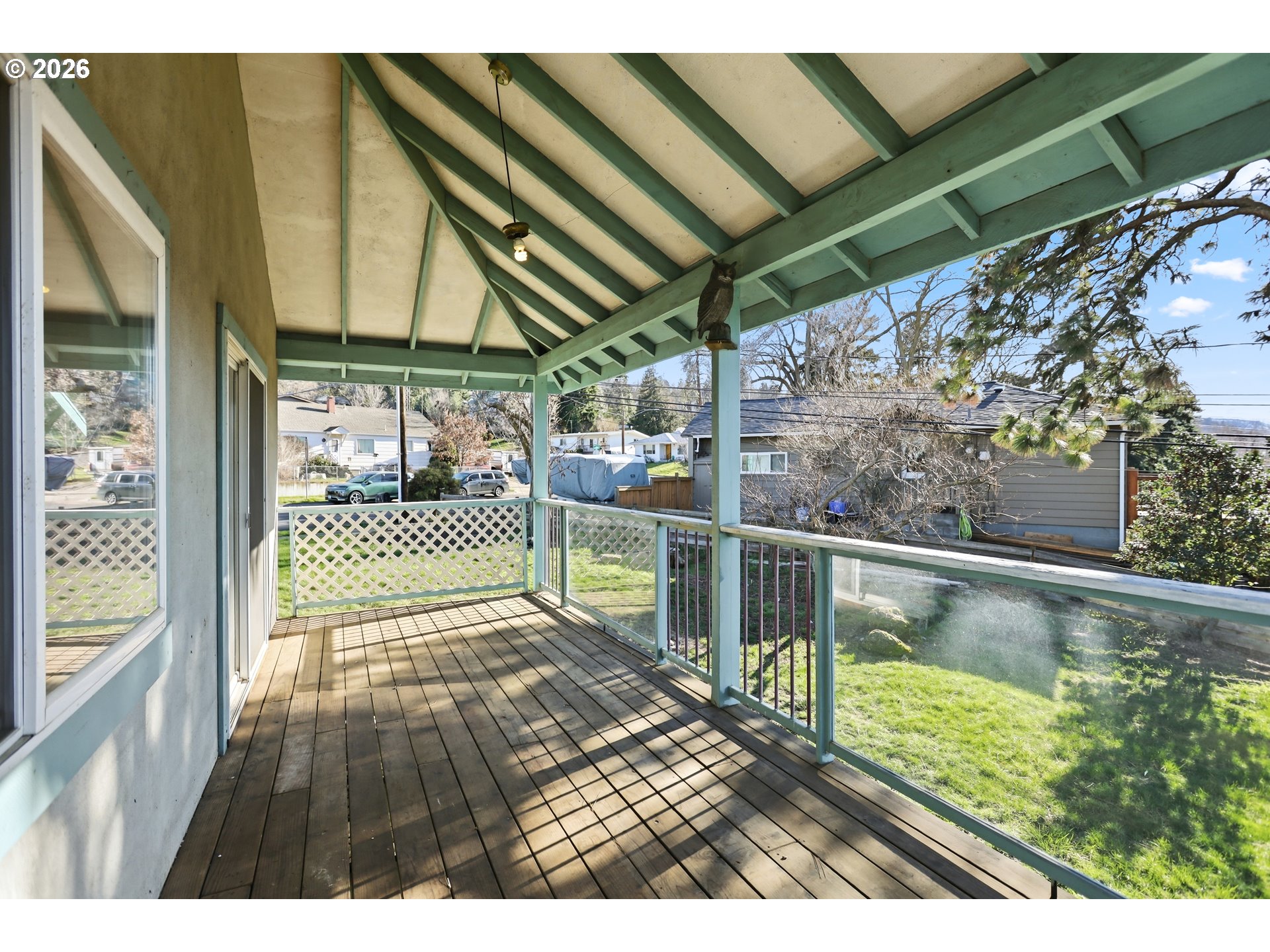 1707 Bridge Street The Dalles, OR 97058 - Photo 32 of 41 a view of balcony with wooden floor