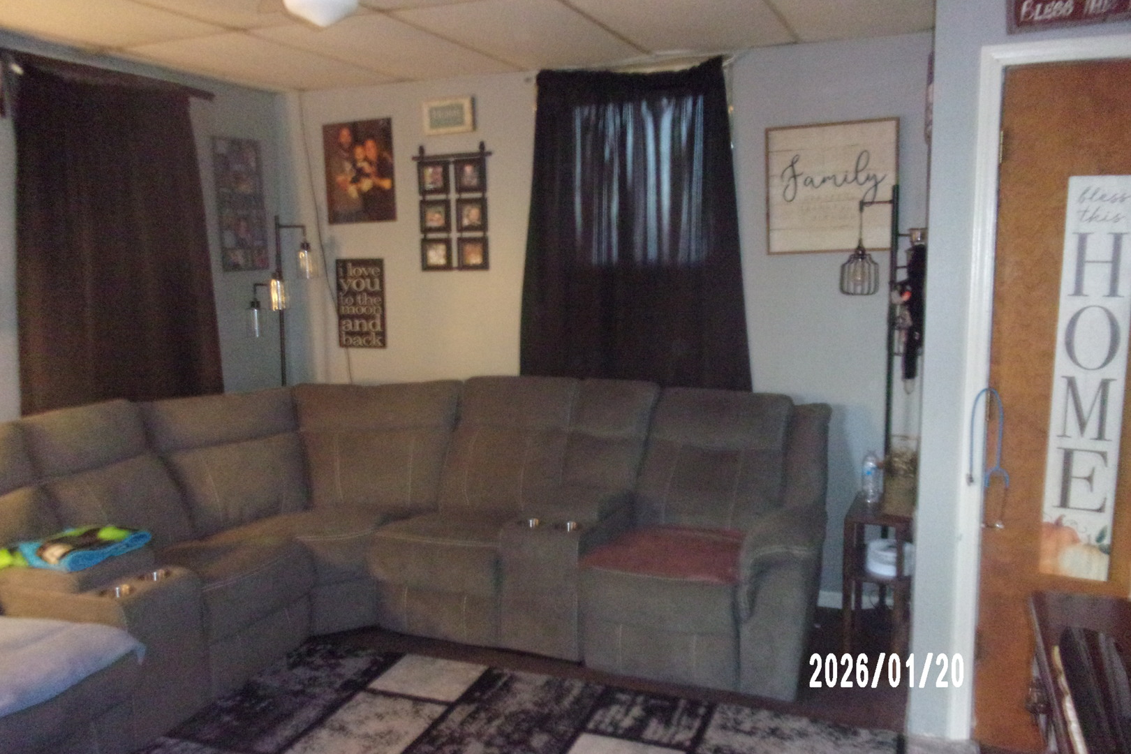 205 South Axtel Street Milford, IL 60953 - Photo 5 of 15 a living room with furniture and a window