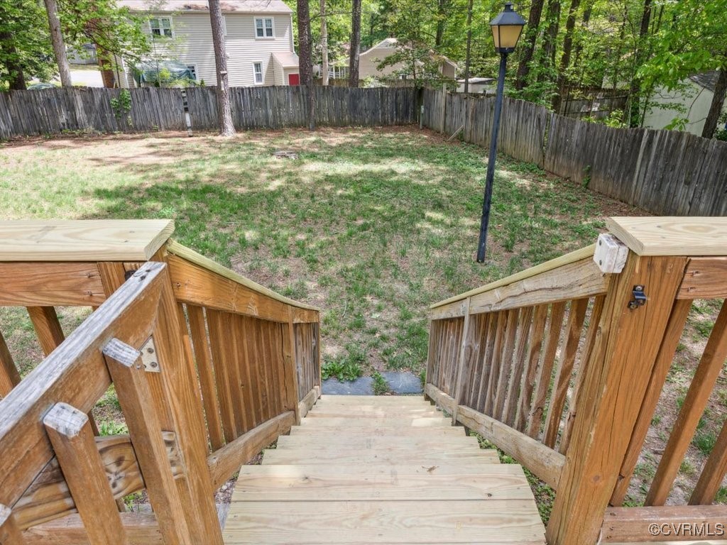 1407 Oldbury Road Midlothian, VA 23113 - Photo 29 of 34 a view of a backyard with door